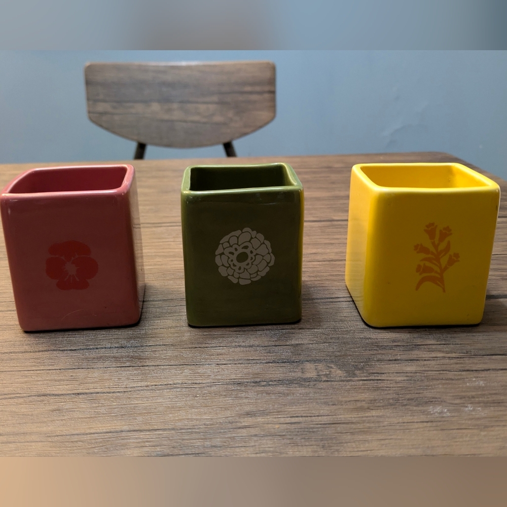 Colorful Ceramic Vases Set